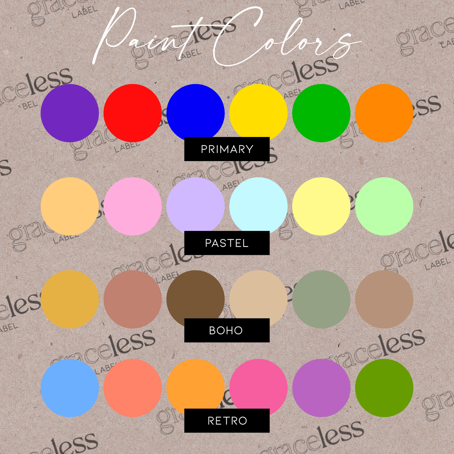 Wood Mother's Day DIY Paint Kit