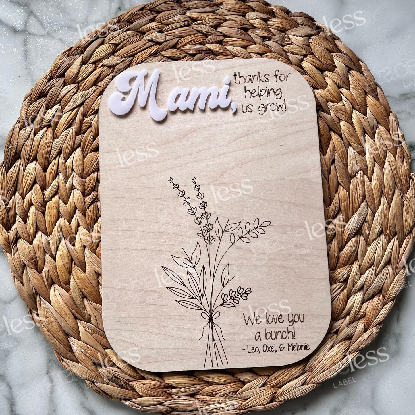 Handprint Mother's Day Sign