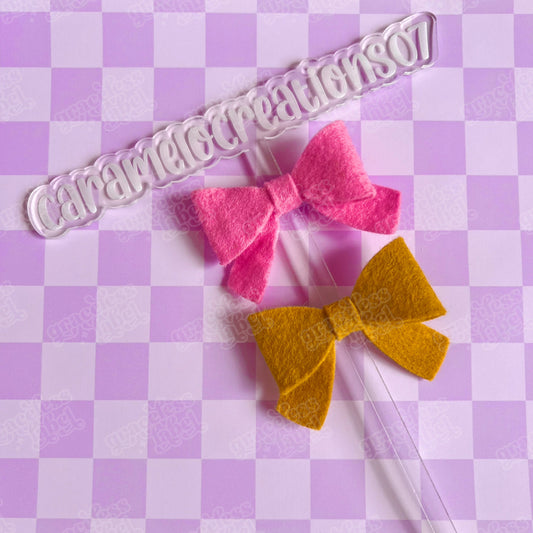 Custom Bow Photo Prop Wand