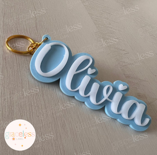 Acrylic Name Keychain