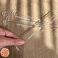 Circle Bottom Clear Acrylic Cake Topper Sticks