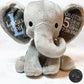 Baby Birth Stat Plush Elephant