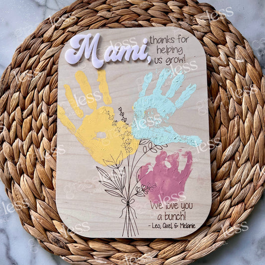 Handprint Mother's Day Sign